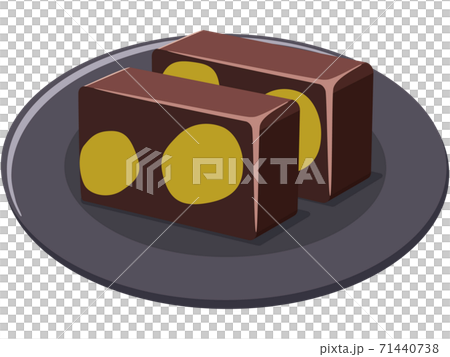 栗ようかん（皿あり） 71440738