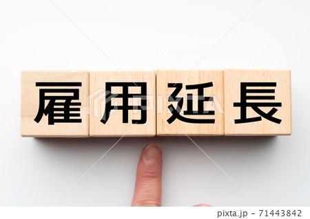 イメージ　雇用延長 71443842