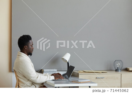Man working online Man working online 71445062