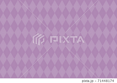 ダイヤ パターン 模様 壁紙 背景素材 紫 パープルのイラスト素材