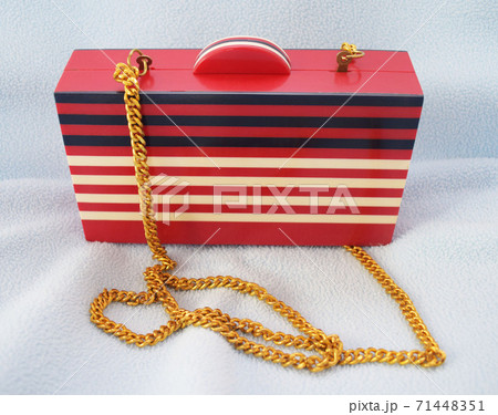 Red White and Black Resin clutch for ladies Red White and Black Resin clutch for ladies 71448351