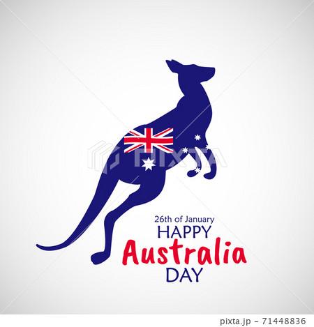 26 January Happy Australia Day. Vector Illustration 71448836