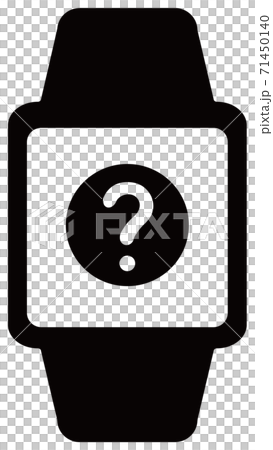 Vector illustration of smart watch Hatena icon Vector illustration of smart watch Hatena icon 71450140