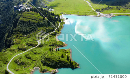 Mountain Lake Truebsee in Switzerland 71451000