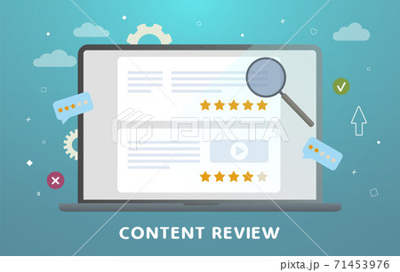 Website Content Review concept 71453976