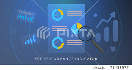 KPI, Key Performance Indicator concept 71453977