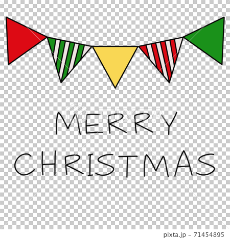 クリスマスガーランド メリークリマス かわいい クリスマスガーランド メリークリマス かわいい 71454895