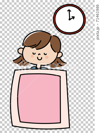 睡眠中の女の子のイラスト 71461986