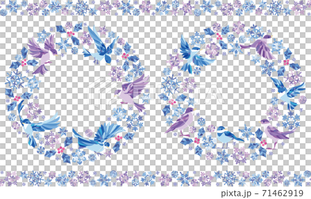 Winter snowflake Kotori no Maru frame set 71462919