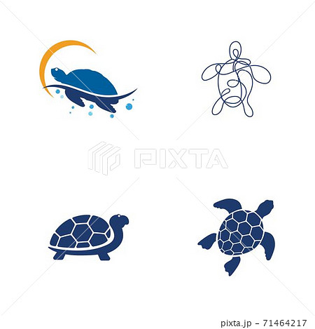 Turtle Animal Cartoon Iconのイラスト素材