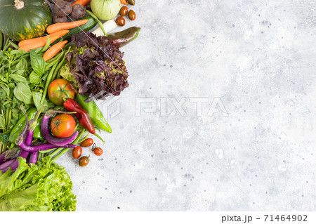 Vegetables for Healthy eating concept Vegetables for Healthy eating concept 71464902