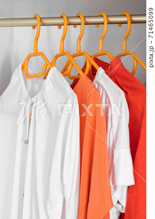 Wardrobe with modern clothes Wardrobe with modern clothes 71465099