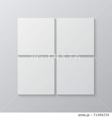 Vector empty collage board four images, photo Vector empty collage board four images, photo 71466250