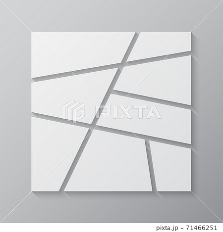 Vector empty collage board eight images, photo Vector empty collage board eight images, photo 71466251