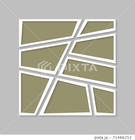 Vector empty collage board eight images, photo Vector empty collage board eight images, photo 71466252