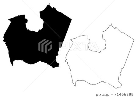 Nyeri County (Republic of Kenya, Central Province) map vector illustration, scribble sketch Nyeri map 71466299