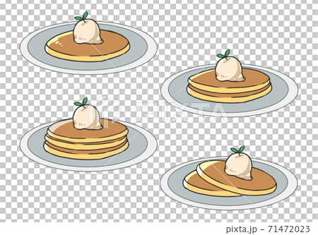 Pancake vanilla ice cream Pancake vanilla ice cream 71472023