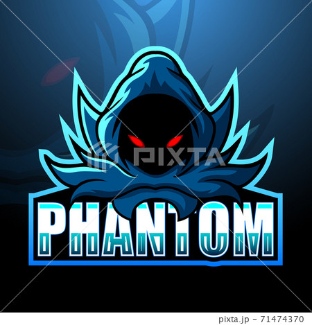 Phantom mascot esport logo design	 71474370