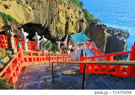 【宮崎県】晴天下の鵜戸神宮 71475056