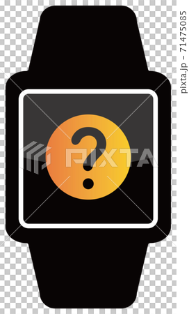 Vector illustration of smart watch Hatena icon 71475085