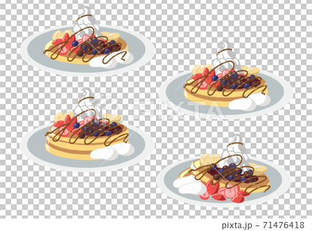 煎餅水果拼盤巧克力醬（無行） 71476418