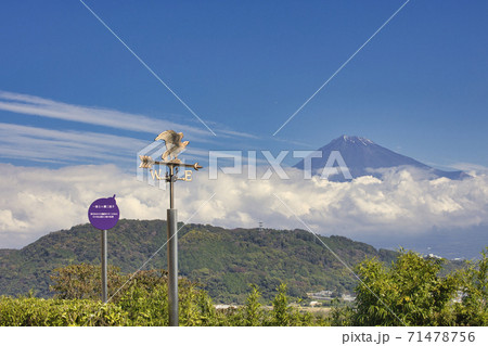 富士川SA下り線からの風景　富士山　秋 71478756