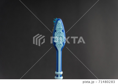 Toothbrush closeup on white background. Healthy concept Toothbrush closeup on white background. Healthy concept 71480283