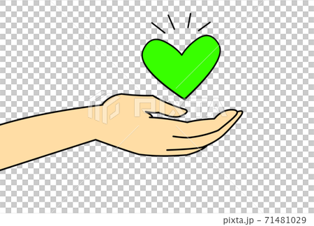 Heart hand Heart hand 71481029