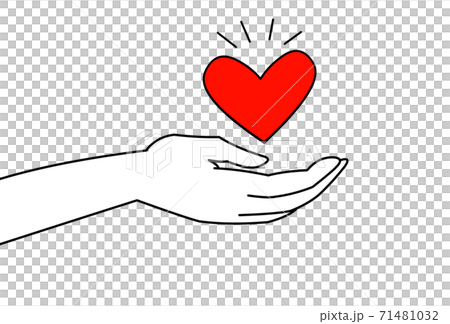 Heart hand Heart hand 71481032