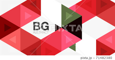 Mosaic triangle pattern abstract background for cover, banner, flyer and poster and other template Mosaic triangle pattern abstract background for cover, banner, flyer and poster and other template 71482380