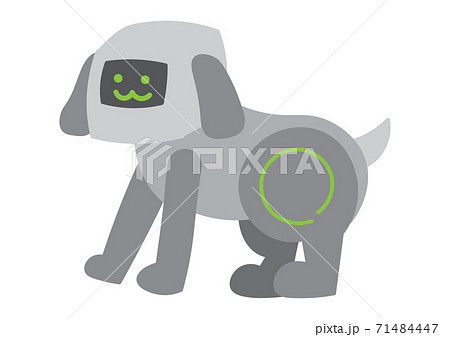 犬のペットロボットのイラスト 71484447