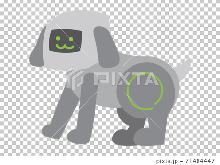 犬のペットロボットのイラスト 71484447