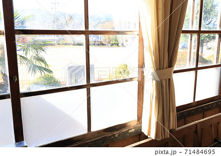 旧上岡小学校の教室　茨城県大子町 71484695