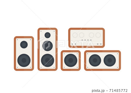 audio speakers vector illustration audio speakers vector illustration 71485772