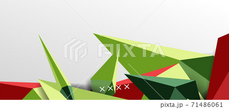 3d low poly abstract shape background vector illustration 3d low poly abstract shape background vector illustration 71486061