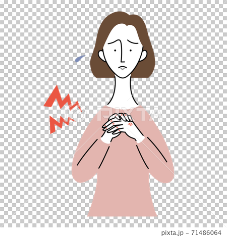 患有粗糙的手的年輕女子 患有粗糙的手的年輕女子 71486064