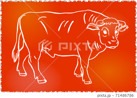 Print-style Japanese beef painting Print-style Japanese beef painting 71486786