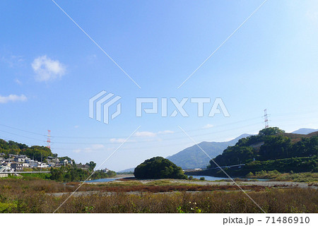 世界遺産 万葉の里 芋山背山と紀の川 世界遺産 万葉の里 芋山背山と紀の川 71486910
