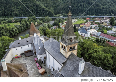 Orava castle ruins, Slovakia, travel destination 71487425