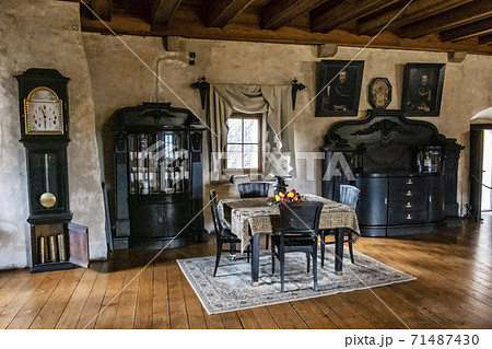 Interior of Orava castle, Slovakia, travel destination Interior of Orava castle, Slovakia, travel destination 71487430