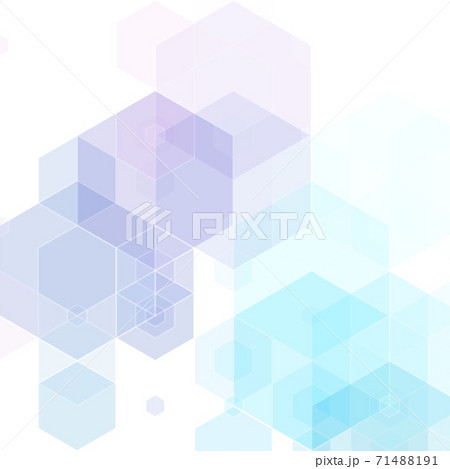Template Design , Geometric blue Hexagon abstract background eps10 71488191
