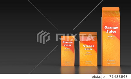 orange juice 3 size black background front right 71488643