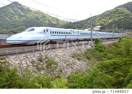 九州新幹線 N700系 みずほ さくらの写真素材 [71489057] - PIXTA