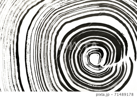 Brush stroke circle texture in black. Isolated on white abstract background Brush stroke circle texture in black. Isolated on white abstract background 71489178