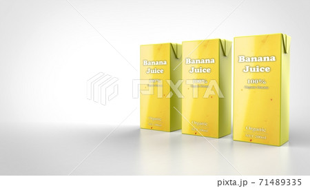 banana juice 3 right 3d rendering 71489335