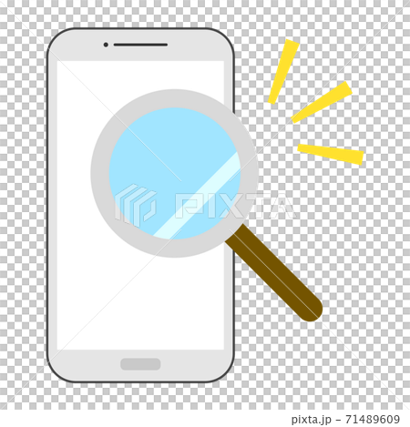 Image of doing research on a smartphone Image of doing research on a smartphone 71489609