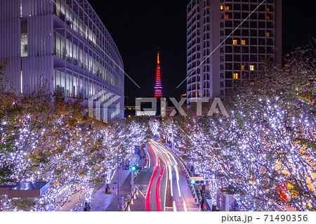 Roppongi Hills winter illumination festival (Keyakizaka Galaxy Illuminations), travel destinations.Winter Illumination at Roppongi Hills in Christmas & New Year celebrate illumination with Tokyo Tower Roppongi Hills winter illumination festival (Keyakizaka Galaxy Illuminations), travel destinations.Winter Illumination at Roppongi Hills in Christmas & New Year celebrate illumination with Tokyo Tower 71490356