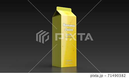 banana juice 1l black background 3d rendering banana juice 1l black background 3d rendering 71490382