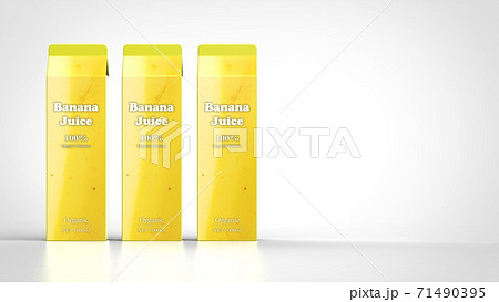 banana juice 1l 3 front left 3d rendering banana juice 1l 3 front left 3d rendering 71490395