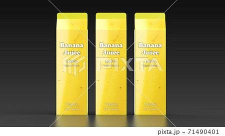 banana juice 1l 3 black background front 3d render banana juice 1l 3 black background front 3d render 71490401